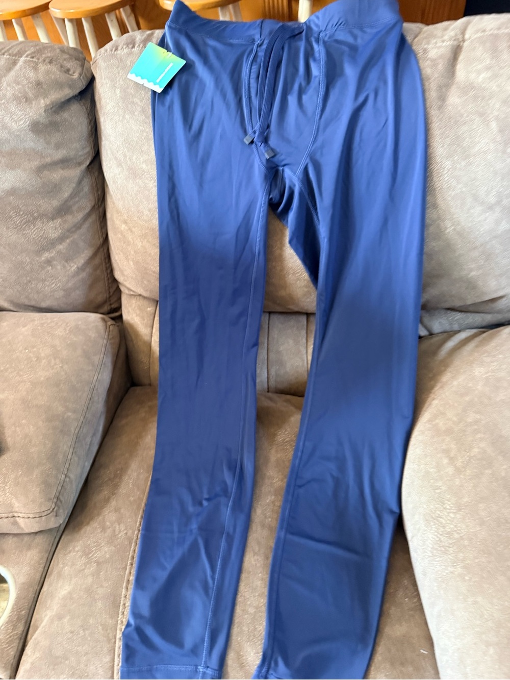 Men's Navy Blue Active Drawstring Pants